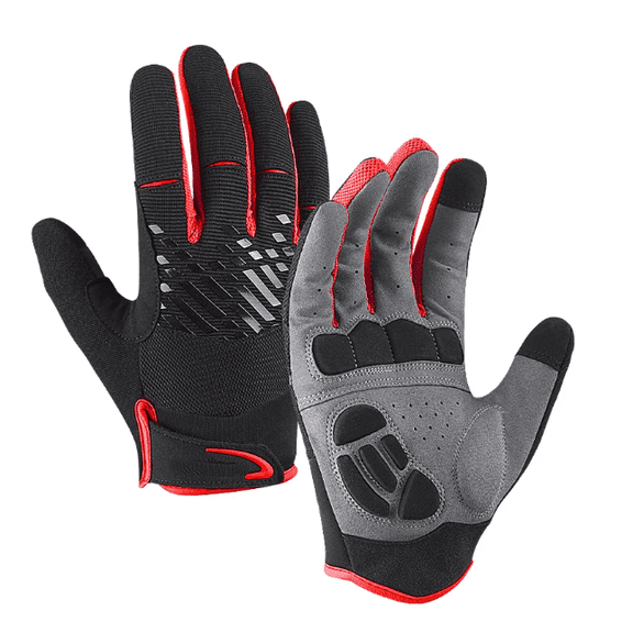 Cycling Gloves for Men Women - Full Finger Breathable Gel Pad Mountain Bike Gloves - Touch Screen Anti-Slip MTB Riding Gloves for Cycling Workout Outdoor Sports