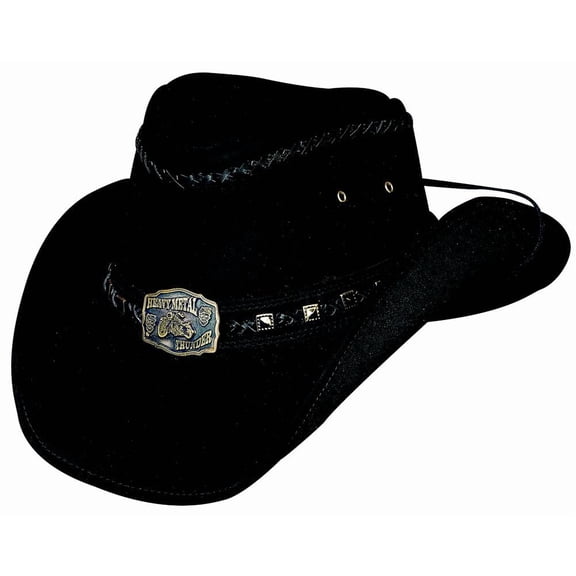 Bullhide Hats 4013Bl Thunder Struck Medium Black Cowboy Hat