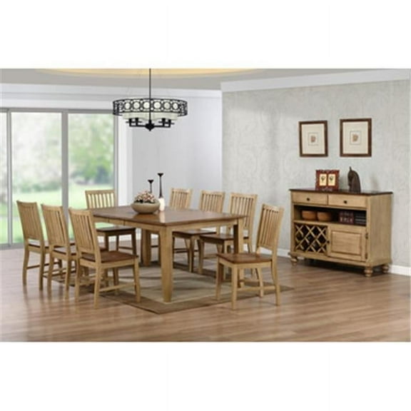 Sunset Trading 9 Piece Brook Extension Dining Set