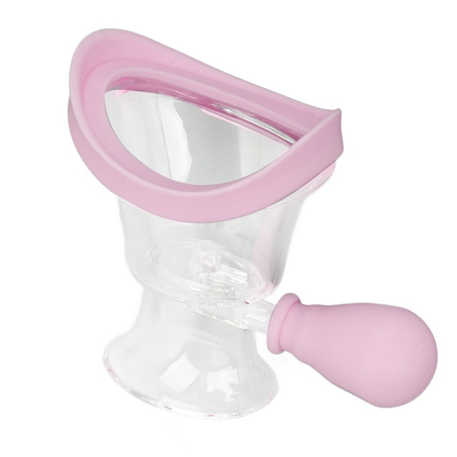 Eye Wash Cleaner Kit, Accurate Silicone Eye Wash Cup Lightweight Controllable For Office For Visual Fatigue Pink