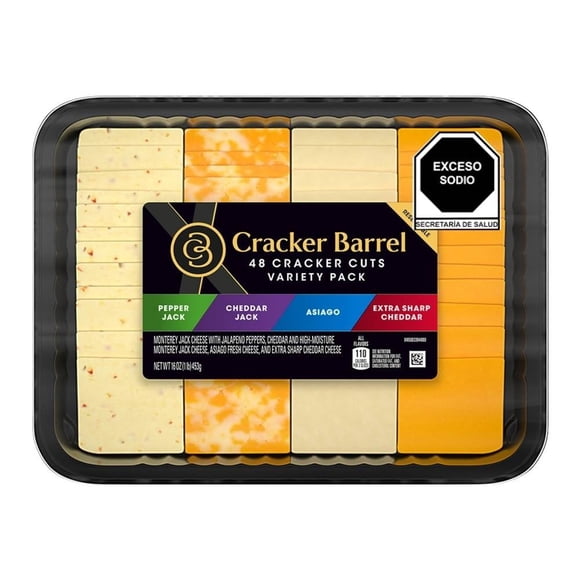 Queso Cracker Barrel variedad de quesos 453 g