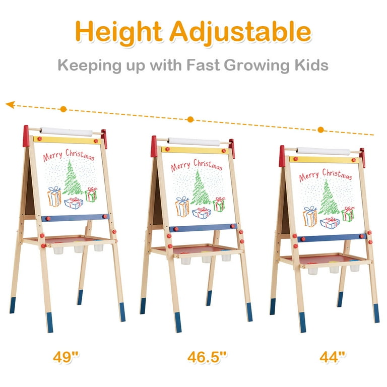 Up To 51% Off on Costway Kids Easel w/Chair Ar