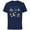 Navy, variant on Disney Vintage Peter Pan, Pinocchio, Simba & White Rabbit - Short Sleeve Cotton T-Shirt for Adults - Customized-Black