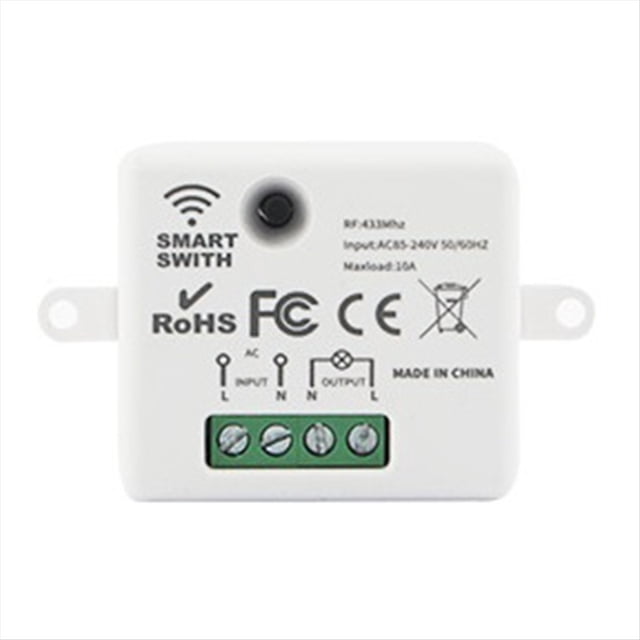 Smart Home Touch Switch Light Electrical 433Mhz Remote Control Wall Panel Button Receiver Led Lamp Controller