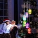 thumbnail image 1 of pstuiky Lámpara solar de viento con forma de muñeco de nieve para decoración de exteriores luz de ambiente lámpara colgante para patio jardín Navidad, 1 of 7