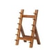 thumbnail image 1 of Estante de madera para guardar cuchillos, expositor de cuchillos para armarios, tienda de cocina Marrón de 6 capas, 1 of 9