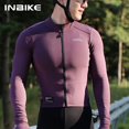 thumbnail image 2 of INBIKE - Maillot de ciclismo térmico de forro polar para hombre, manga larga, ropa de ciclismo de montaña, otoño e invierno, ropa superior, 2 of 5