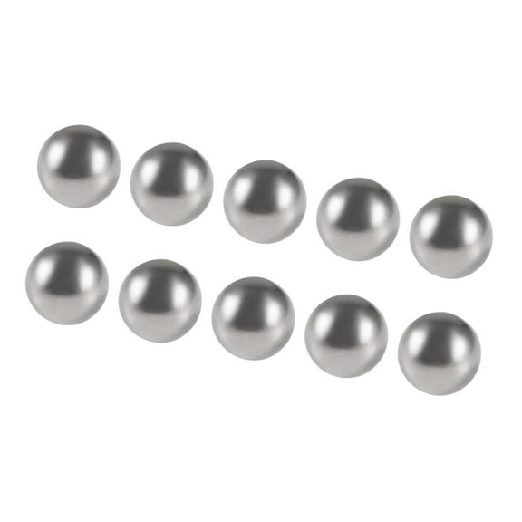 10pcs 7mm Dia Steel Ball Bearing Electric Tool Accessories Silver Tone