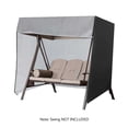 thumbnail image 2 of Mistaha Housse pour Balançoire de Patio, Housses pour Balançoire Extérieure à 3 Places Triples, Housse Imperméable pour Hamac et Planeur, Housse de Toit, Protection Toutes Saisons, Housses pour Meubles de Jardin d'Extérieur, 2 of 6