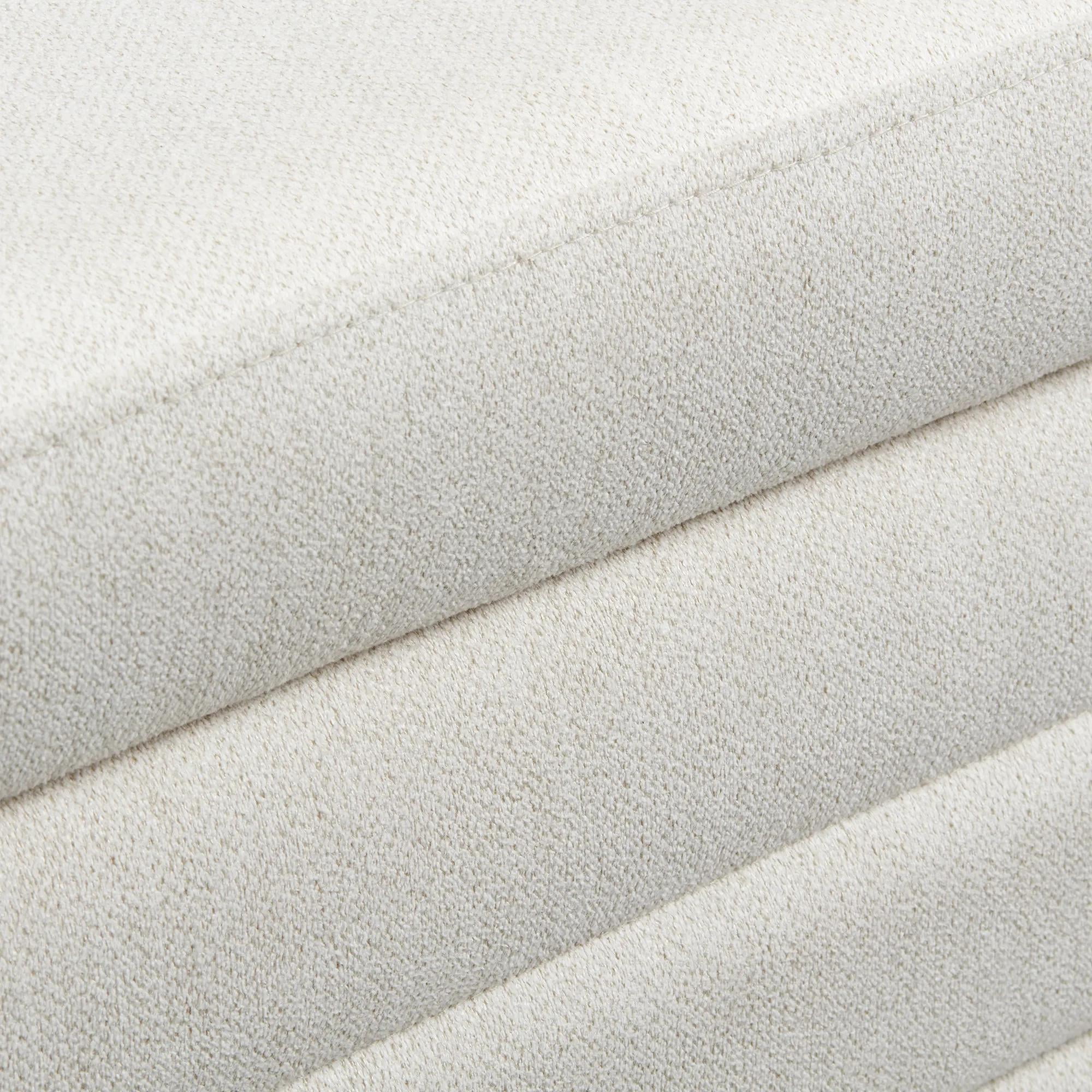 Bouclair Fabric Ottoman with Storage
