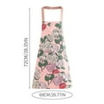 thumbnail image 3 of Floral Aprons with Pockets, Cooking Kitchen Aprons, Cooking Apron with Adjustable Straps Soft Chef Apron for Women, 3 of 3