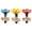 B-3pcs, variant on 3 Pcs Bee Watering Station for Garden, Flower Shaped Ceramic Cups for Bee Drinking, Bee and Butterfly Outdoor Feeder, Pollinator Water Bowl with Textured Center