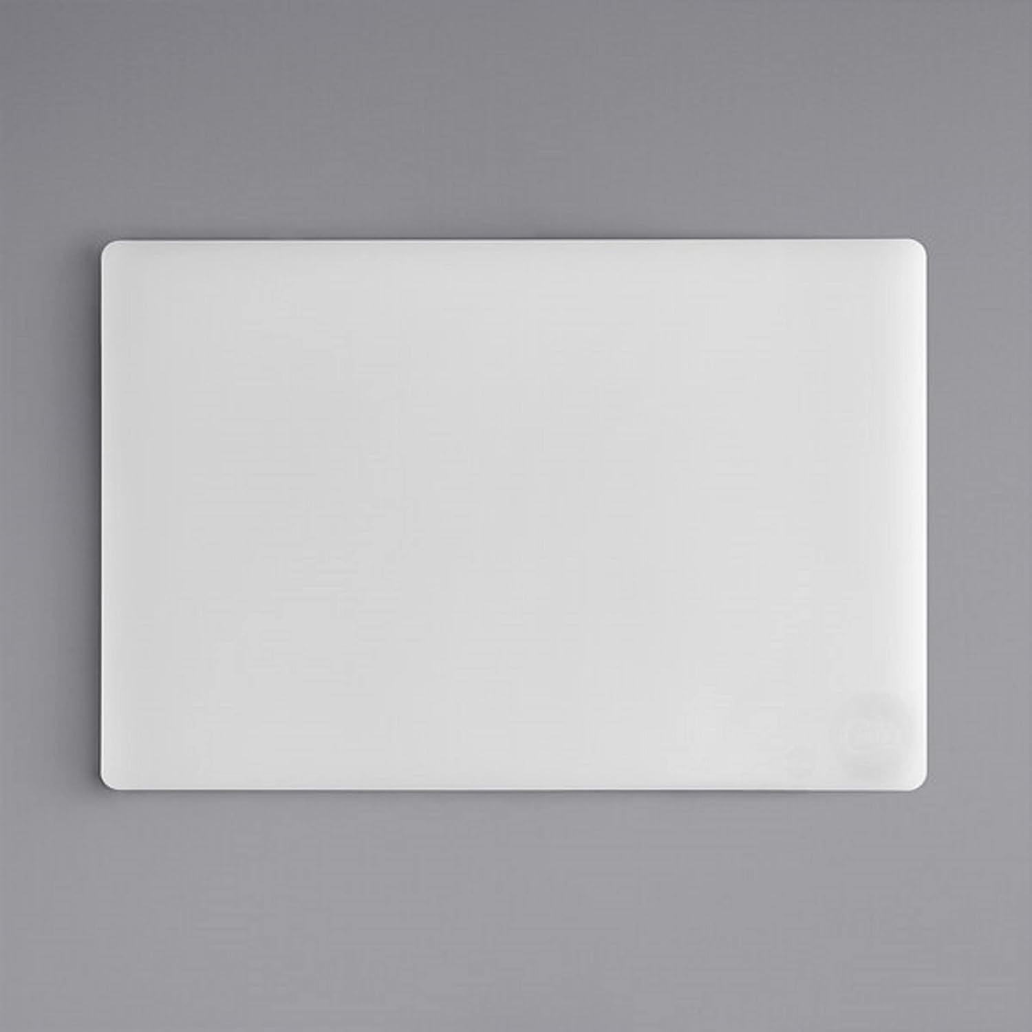 TrueCraftware- 18" X 12" X 1/2” Plastic Cutting Board for Kitchen White Color- Plastic Commercial Chopping Board Anti Slip Surface Chopping Food Cutting Mat for Meat Vegetables