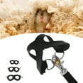 thumbnail image 4 of Hamster Harness And Leash Set With Soft Faux Leather Vest, Bells, Easy To Wear, 3 Sizes, For Hamsters Going Out, 4 of 8