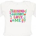 thumbnail image 4 of Inktastic Grandma Grandpa Love Me Girls Girls Long Sleeve Baby Bodysuit, 4 of 5