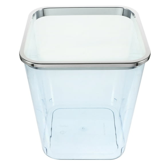 OUNONA Clear Garbage Can Large Capacity Trash Can Transparent Wastebasket Trash Can Garbage Container