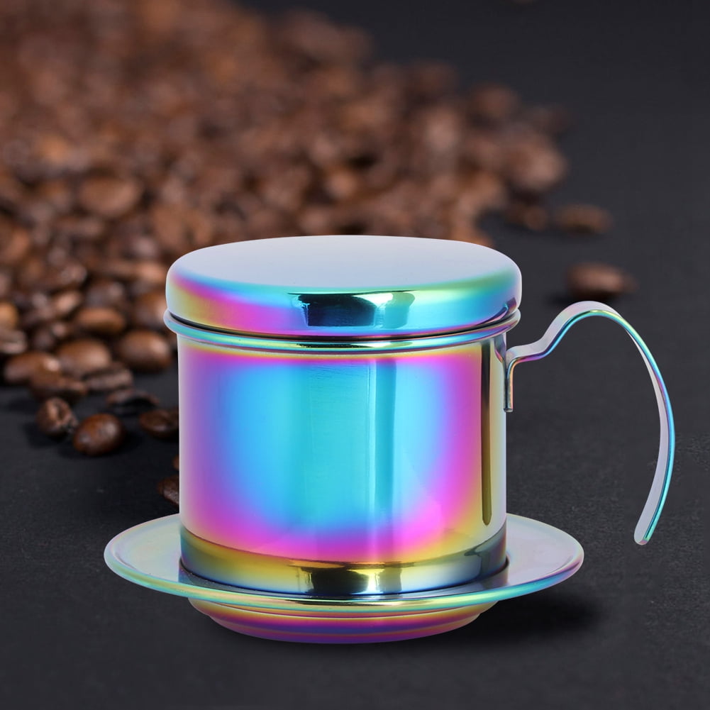 Durable Coffee Drip Filter, Stainless Steel Coffee Pot, Office For Home Colorful