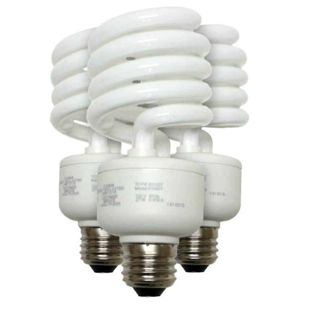 TCP 07856 8010273 3PK Twist Medium Screw Base Compact Fluorescent