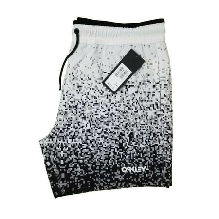 Men’s Oakley Beach Short Pixel Mind Blackout 16 Inches - Size L