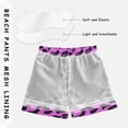 thumbnail image 5 of Pink Leopard Print Swim Trunks Quick Dry Beach Pool Board Shorts Lightweight Stylish Print Sizes 2T to XL, 5 of 8