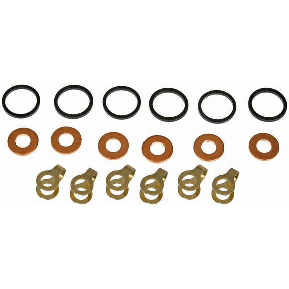 Dorman 904-312 Fuel Injector O-Ring Kit for Specific Dodge Models, Black Fits select: 1994-1998 DODGE RAM 2500, 1994-1998 DODGE RAM 3500