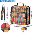 thumbnail image 2 of FORMRS Zipper Binder with Shoulder Strap 2-inch Ring 500 Sheet Capacity File Bag, Beige Jar, 2 of 5