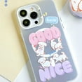 thumbnail image 5 of Designed for iPhone Case,Cute Puppy Dog Colorful Pattern Silicone Shockproof Protective Cover Phone Case (iPhone 15 Pro,Pink), 5 of 5