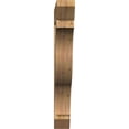 thumbnail image 2 of Ekena Millwork 6"W x 46"D x 46"H Funston Slat Rough Sawn Bracket, Western Red Cedar, 2 of 4