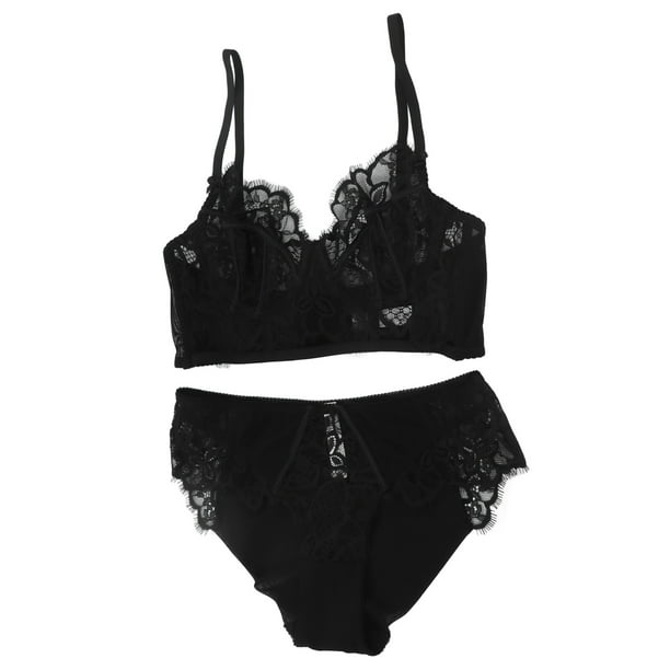 Conjunto De Sujetador De Encaje Conjunto De Sujetador De Ropa Interior Sujetador Con Aros Sin Forro Bralette De Encaje Conjunto De Sujetador Y Panty De Encaje Conjunto De Sujetador ANGGREK Otros