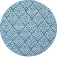 thumbnail image 2 of Nourison Grafix Damask Blue 8' x ROUND Area Rug, (8 Round), 2 of 8
