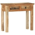 thumbnail image 5 of vidaXL Console Table 35.6"x11.8"x29.5" Solid Acacia Wood and Reclaimed Wood, 5 of 11