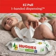 thumbnail image 3 of 2X - Huggies Natural Care Sensitive Baby Wipes, Unscented, Hypoallergenic, 99% Purified Water, 1 Flip-Top Pack (56 Wipes Total), 3 of 6