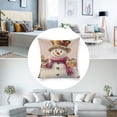 thumbnail image 3 of Snowman gift winterlinen throw pillowcase decoration pillowcase gifting preferred 24x24 inch cushion cover 2 sets sofa pillowcase sofa bedroom living room car, 3 of 8