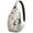 Cute, variant on Cute Strawberry Print Lightweight Hiking Sling Backpack, Multipurpose Crossbody Bag with Layered Storage, Ideal for Summer Travel and Outdoor Activities