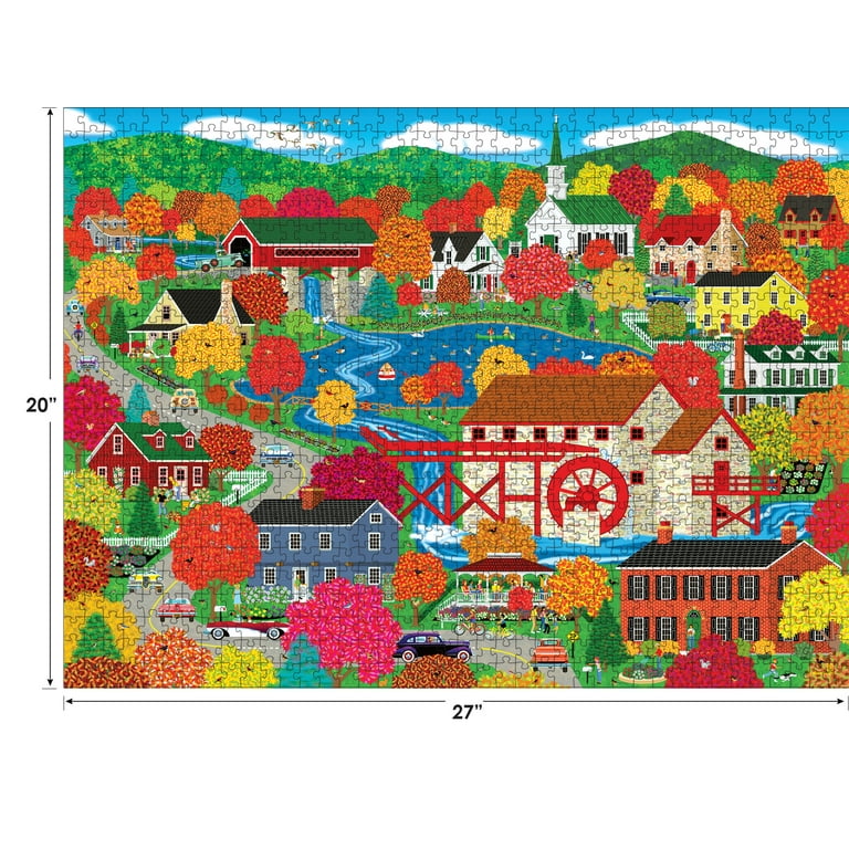Cra-Z-Art Home Country 1000 Piece Jigsaw Puzzle - Old Mill Cra-Z-Art Home Country 1000 Piece Jigsaw Puzzle - Old Mill