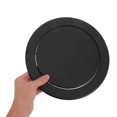 thumbnail image 2 of Recessed Swing Trash Can Lid Built-in Stainless Steel Waste Chute Cover Countertop Balance Flap Cover Flush Trash Grommet for Kitchen Bathroom, 2 of 4