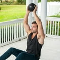 thumbnail image 3 of GoZone 8lb Fitness Ball – Black, 3 of 9