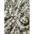 thumbnail image 2 of Seyurigaoka Women's Summer Bat Sleeve Leaf Print Dress Bohemian Style V-Neck Side Asymmetrical Split Beach Long Sundress, 2 of 7