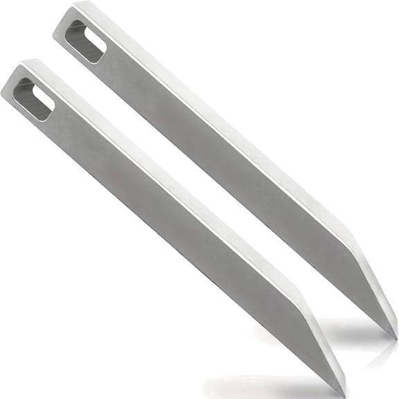 Stainless Steel Pry Bar 2 Pack - Heavy Duty Mini Keychain Prybar - Mighty Miniature Portable Multitool, Screwdriver, Bottle Opener, & Box Opener