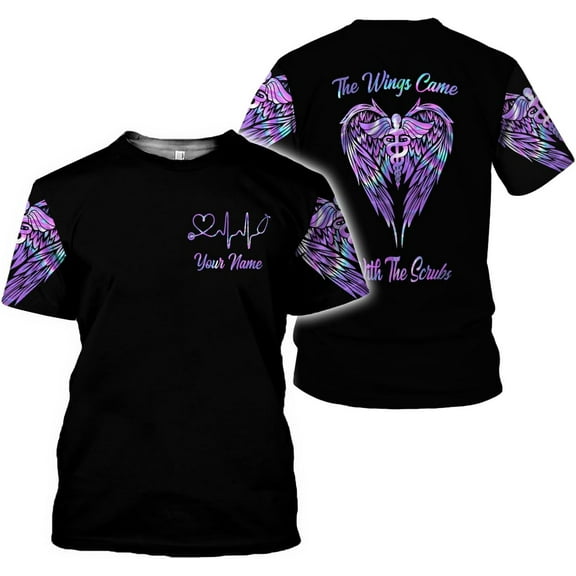 Personalized Name Nurse Shirt Nurse Gifts Nurse Graduation Gift Funny Nurse T-Shirt Gift Nursing Emergency Shirts (T-shirt, S)