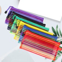 WHAMVOX 20pcs Multi-functional Pen Bag Pencil Case Simple Pencil Storage Pouch Stationery Storage Bag