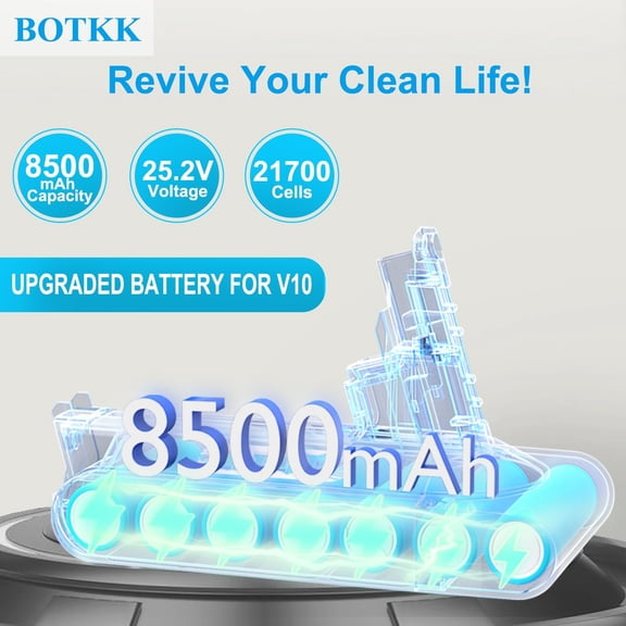 8500mAh 25.2V V10 Replacement Battery for V10 Series