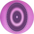 thumbnail image 1 of Ahgly Company Indoor Round Patterned Heliotrope Purple Area Rugs, 6' Round, 1 of 6