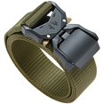 thumbnail image 1 of Men Nylon Belt Wide Quick Release Adjustable Webbing Belt Work Belt for Outdoor, 1 of 10