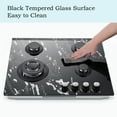 thumbnail image 6 of Eascookchef 24 Inch Gas Cooktop with 4 Burners, Tempered Glass, Natural Gas / LPG Convertible, 6 of 10
