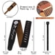 thumbnail image 4 of Correa de guitarra de cuero PU ajustable para accesorios de guitarra eléctrica acústica de bajo Rosa negro perfke correa de bajo, 4 of 4