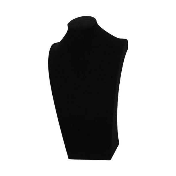Mostrar collar maniquí organizador colgante cadena organizador cadena mostrando EstiloB-34cm Negro kusrkot exhibición del collar