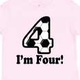 thumbnail image 4 of Inktastic 4 Year Old Soccer Party 4th Birthday Boys or Girls Toddler T-Shirt, 4 of 5