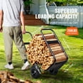 Tree Log Cart VEVOR, Firewood Log Cart, 250 lbs capacity, Wood Transport - Walmart.com