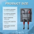 FINAQUA 3 Layer Fish Tank Filter Box Stackable Aquarium Circulation finaqua-3-layer-fish-tank-filter-box-stackable-aquarium-circulation